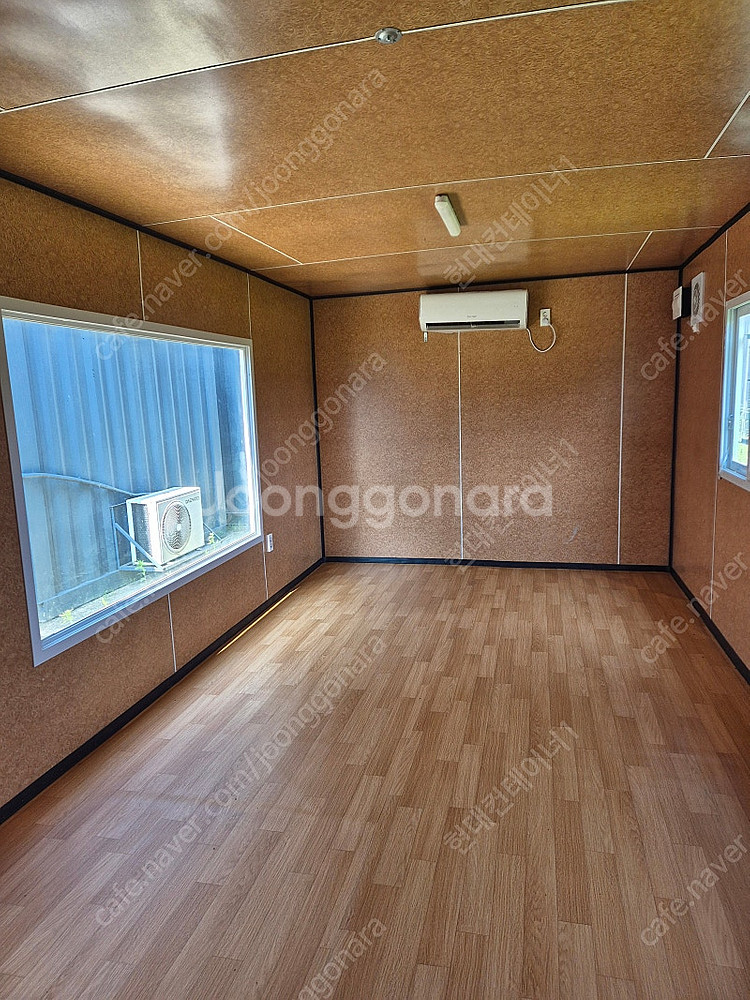 중고컨테이너 3*6 사무실 통유리--1